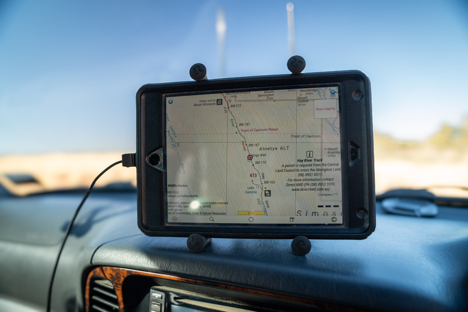 Planning your route in the Simpson Desert